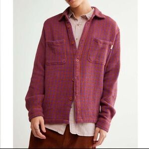 Urban Outfitters Men's Uo Large Houndstooth Shirt Size Medium